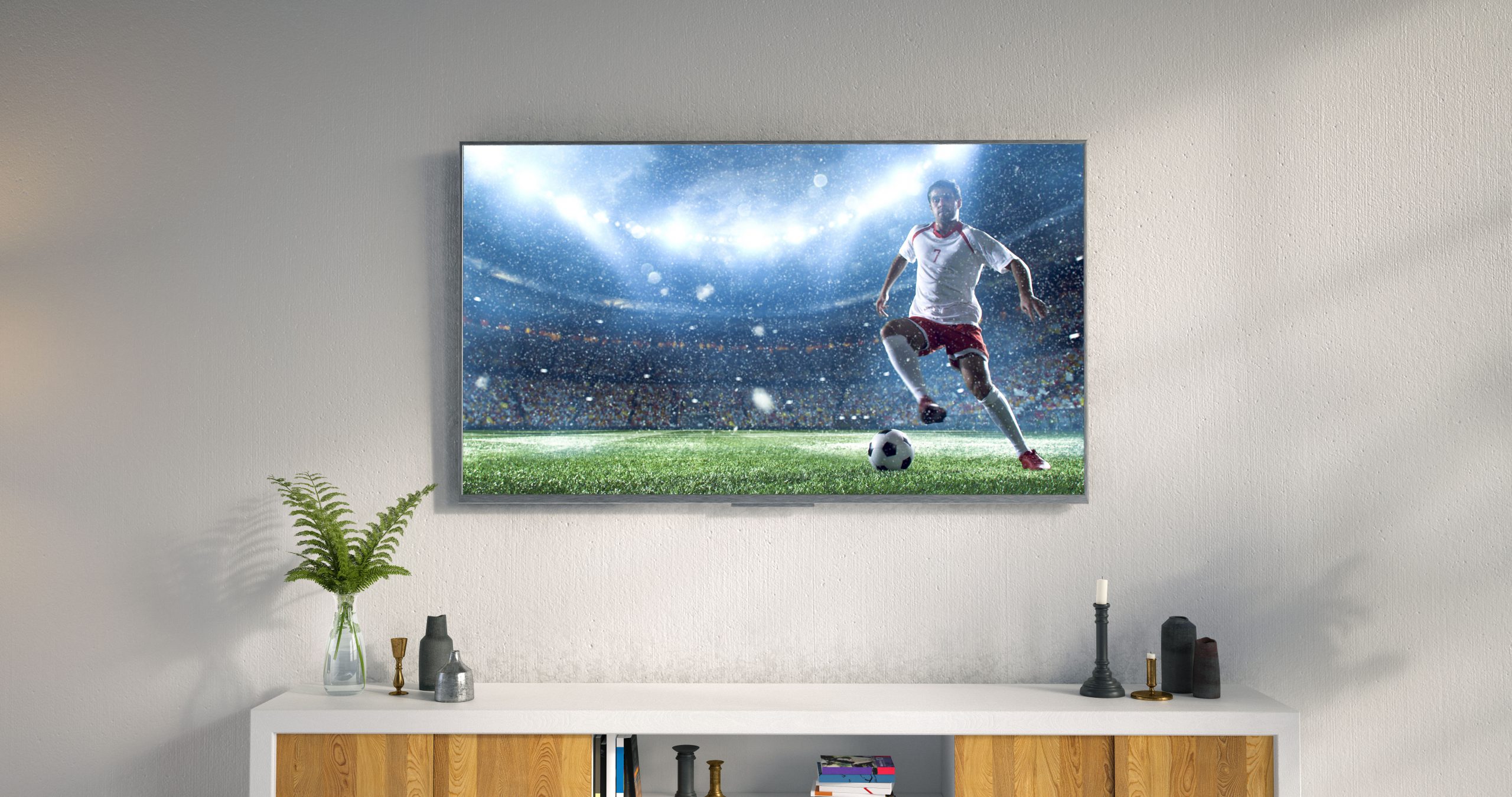 Tv wall mounting