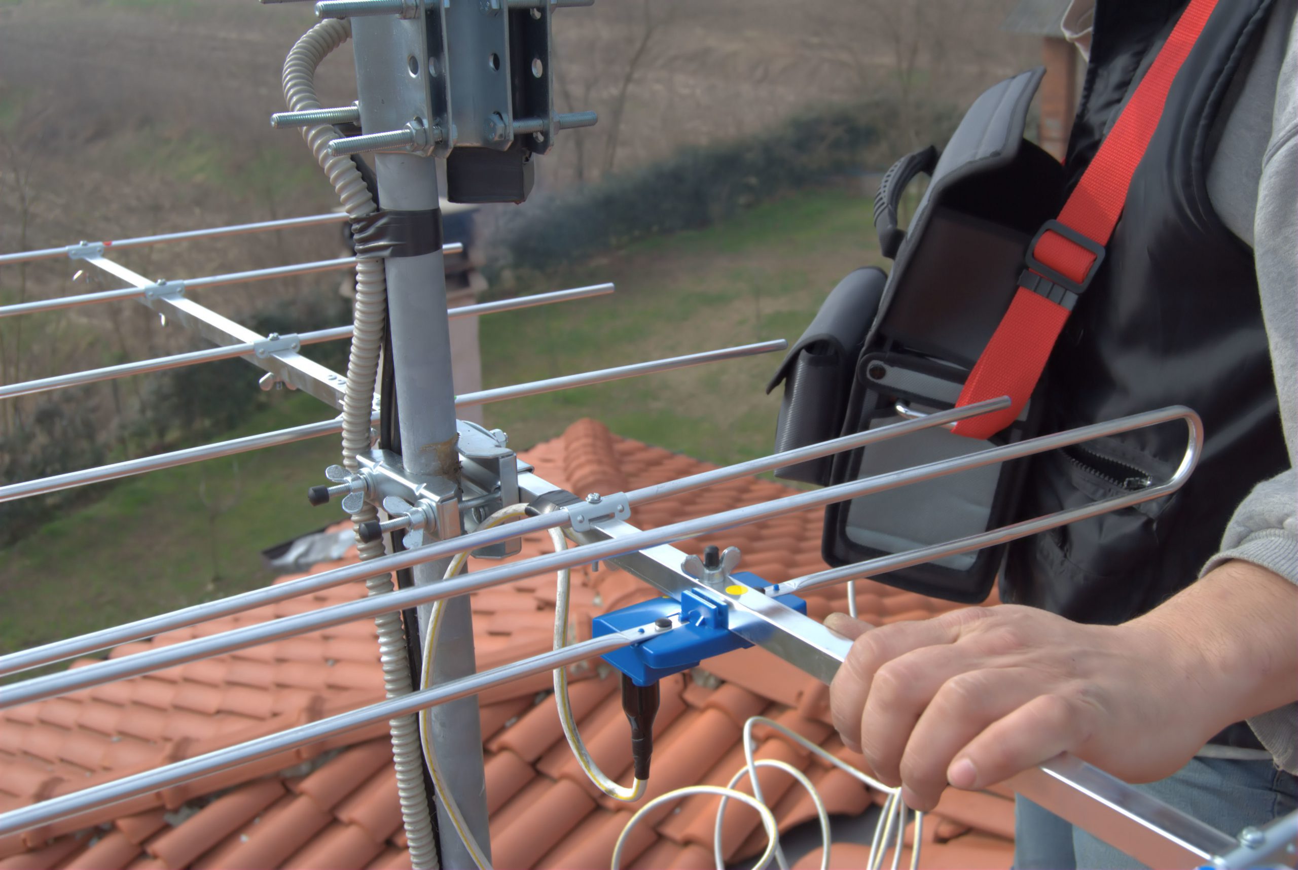 TV aerial tuning