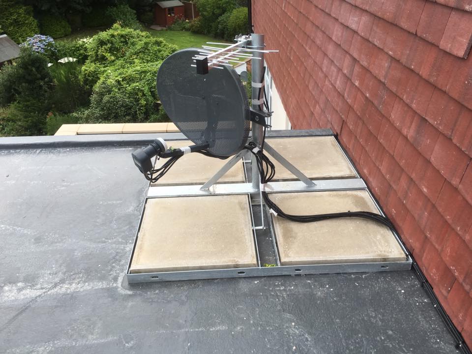 satellite dish installation